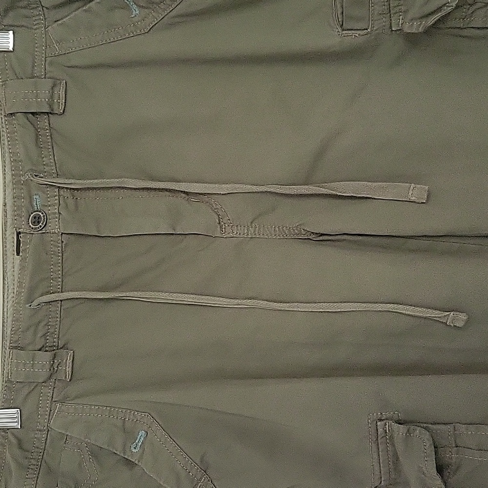 Womens EDDIE BAUER PUTTY CARGO TALL PANTS SIZE 12 - Picture 7 of 16
